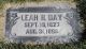 Leah R. Day Headstone